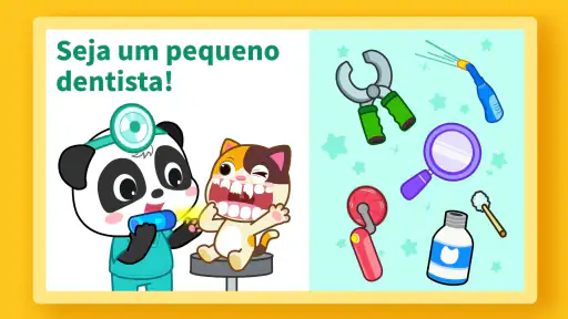 Bebê Panda: cuidado dental screenshot