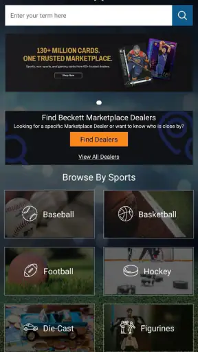 Beckett Mobile screenshot