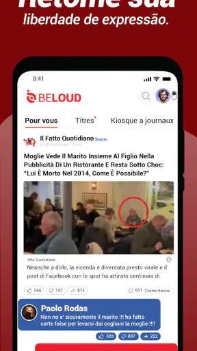 Beloud: Notícias & Opiniões screenshot