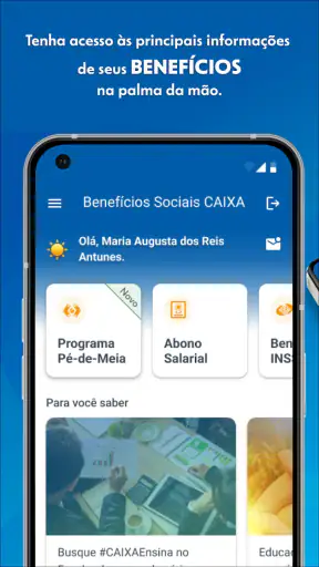 Benefícios Sociais CAIXA screenshot