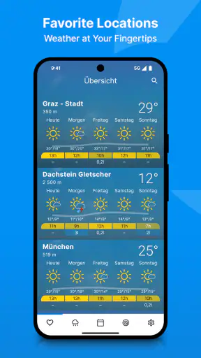 bergfex: weather & rain radar screenshot