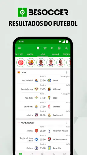 BeSoccer - Resultados futebol screenshot