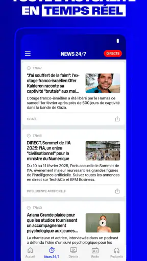 BFM TV - radio et news en live screenshot