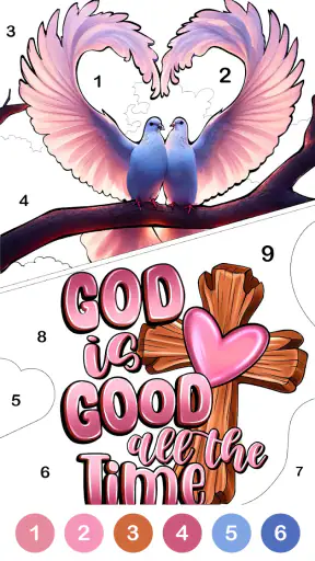 Bible Color Pintar por Números screenshot