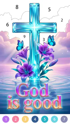 Bible Color Pintar por Números screenshot