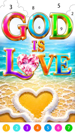 Bible Color Pintar por Números screenshot