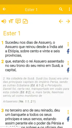Bíblia de estudos em Portugués screenshot