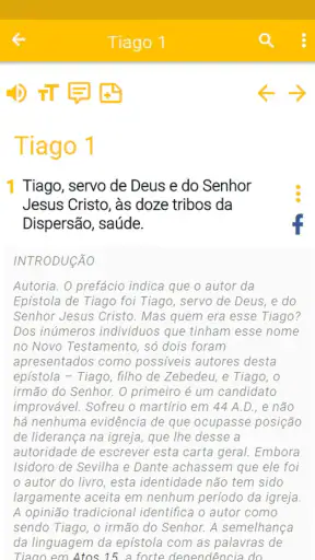 Bíblia de estudos em Portugués screenshot
