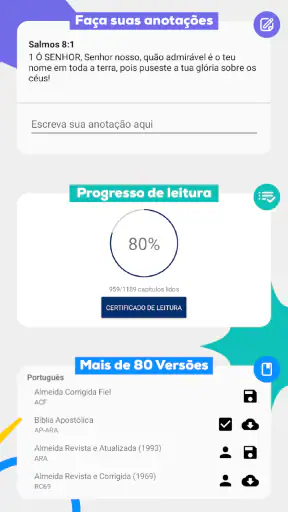 Bíblia JFA Offline screenshot