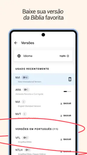 Bíblia Sagrada Áudio + Offline screenshot