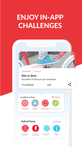Bike Citizens Cycling App GPS screenshot