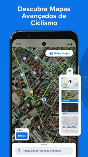 Bikemap: Maps para Bikes & GPS screenshot
