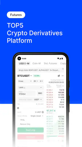 BingX Trade BTC, Buy Crypto screenshot