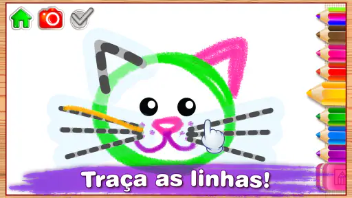 Bini Páginas para Colorir screenshot