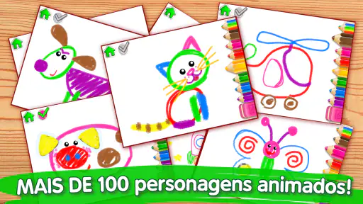 Bini Páginas para Colorir screenshot