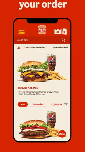 BK  Lebanon - Order Online screenshot