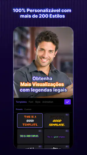 Blink Legendas by Vozo AI screenshot