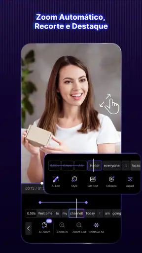 Blink Legendas by Vozo AI screenshot