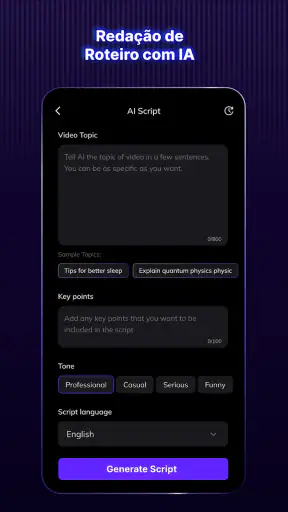Blink Legendas by Vozo AI screenshot