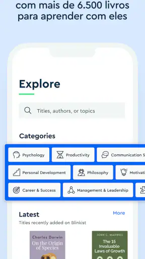 Blinkist: Resumos de Livros screenshot