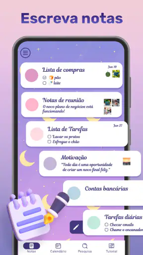Bloco de Anotações: Adesivos screenshot