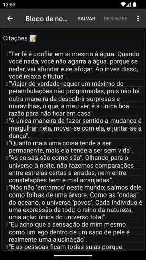 Bloco de notas - notas simples screenshot