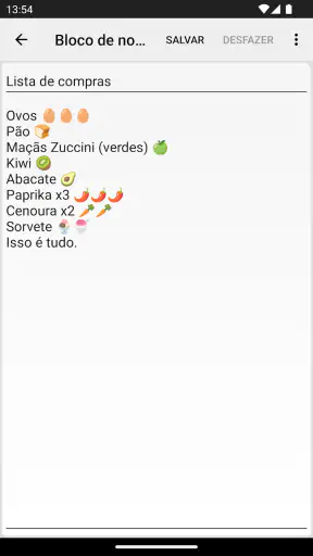 Bloco de notas - notas simples screenshot