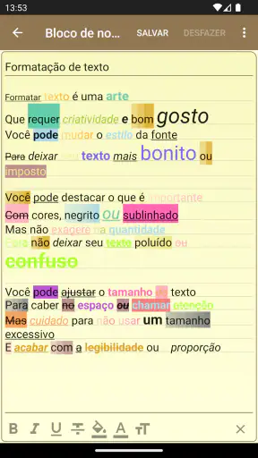 Bloco de notas - notas simples screenshot
