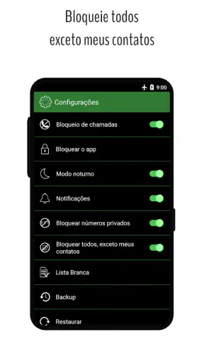 Bloqueador de Chamadas screenshot