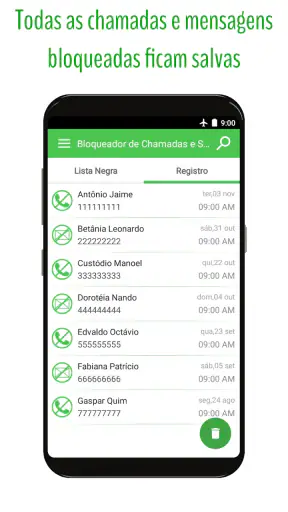Bloqueador de Chamadas e SMS screenshot