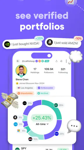 Blossom: Social Investing screenshot