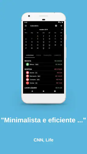 Bluecoins Finanças & Orçamento screenshot