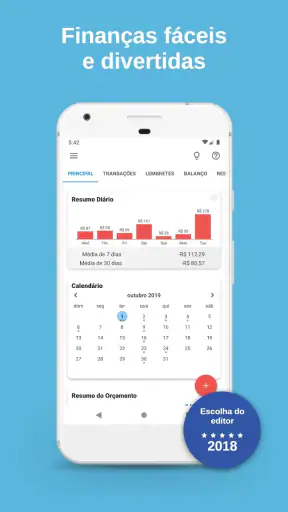 Bluecoins Finanças & Orçamento screenshot