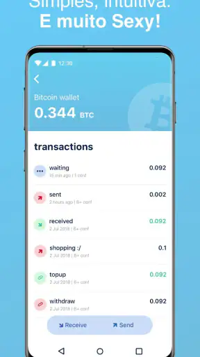 BlueWallet Carteira de Bitcoin screenshot