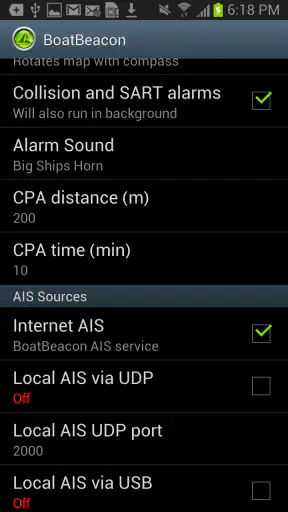 Boat Beacon - AIS Navigation screenshot