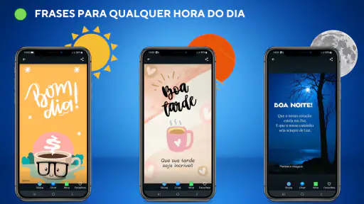 Bom Dia e Boa Noite com Imagem screenshot