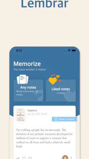 Bookmory - meus livros e notas screenshot