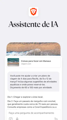 Brave Navegador e Pesquisa Web screenshot