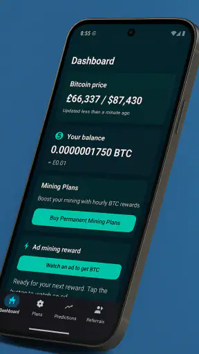 BTC Cloud Miner screenshot