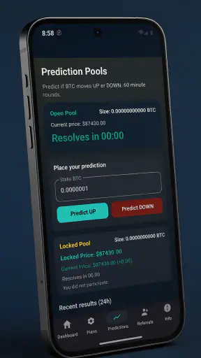 BTC Cloud Miner screenshot