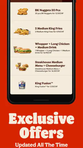 Burger King CH screenshot