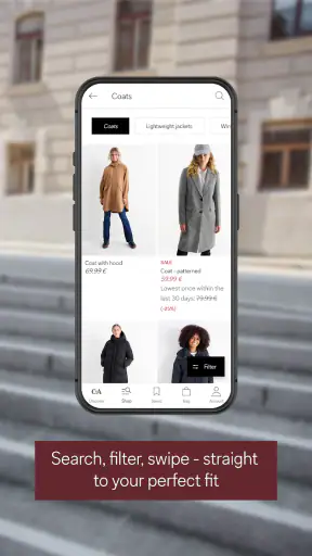 C&A Fashion Online Shop screenshot