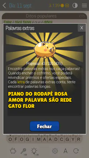 Caça Palavras - em Brasileiro screenshot