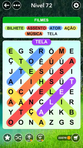 Caça-Palavras - jogo de puzzle screenshot