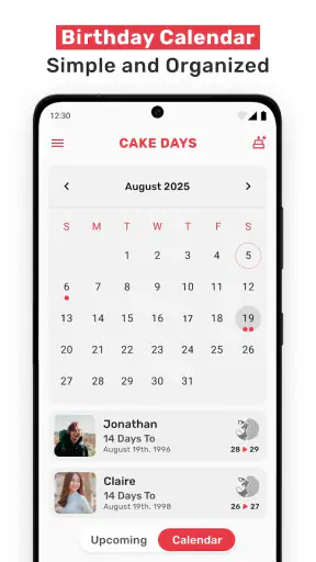 Cake Days: Birthday Reminder screenshot