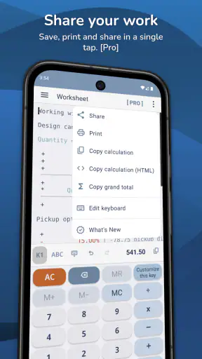 CalcTape Calculator with Tape screenshot