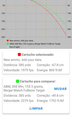Calculadora balística 2026 screenshot