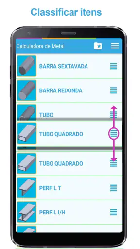 Calculadora de Pesos Metal Pro screenshot