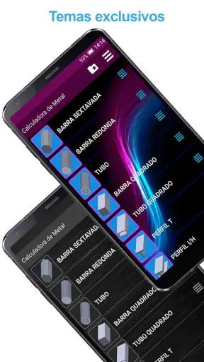 Calculadora de Pesos Metal Pro screenshot
