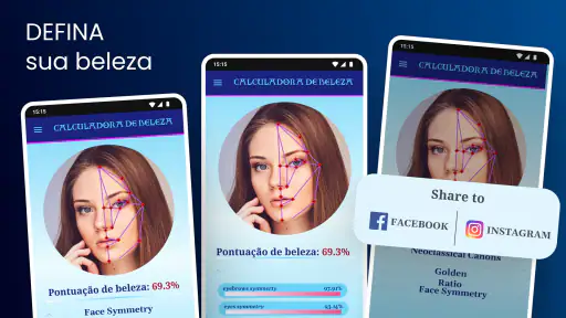Calculadora e Escala de Beleza screenshot